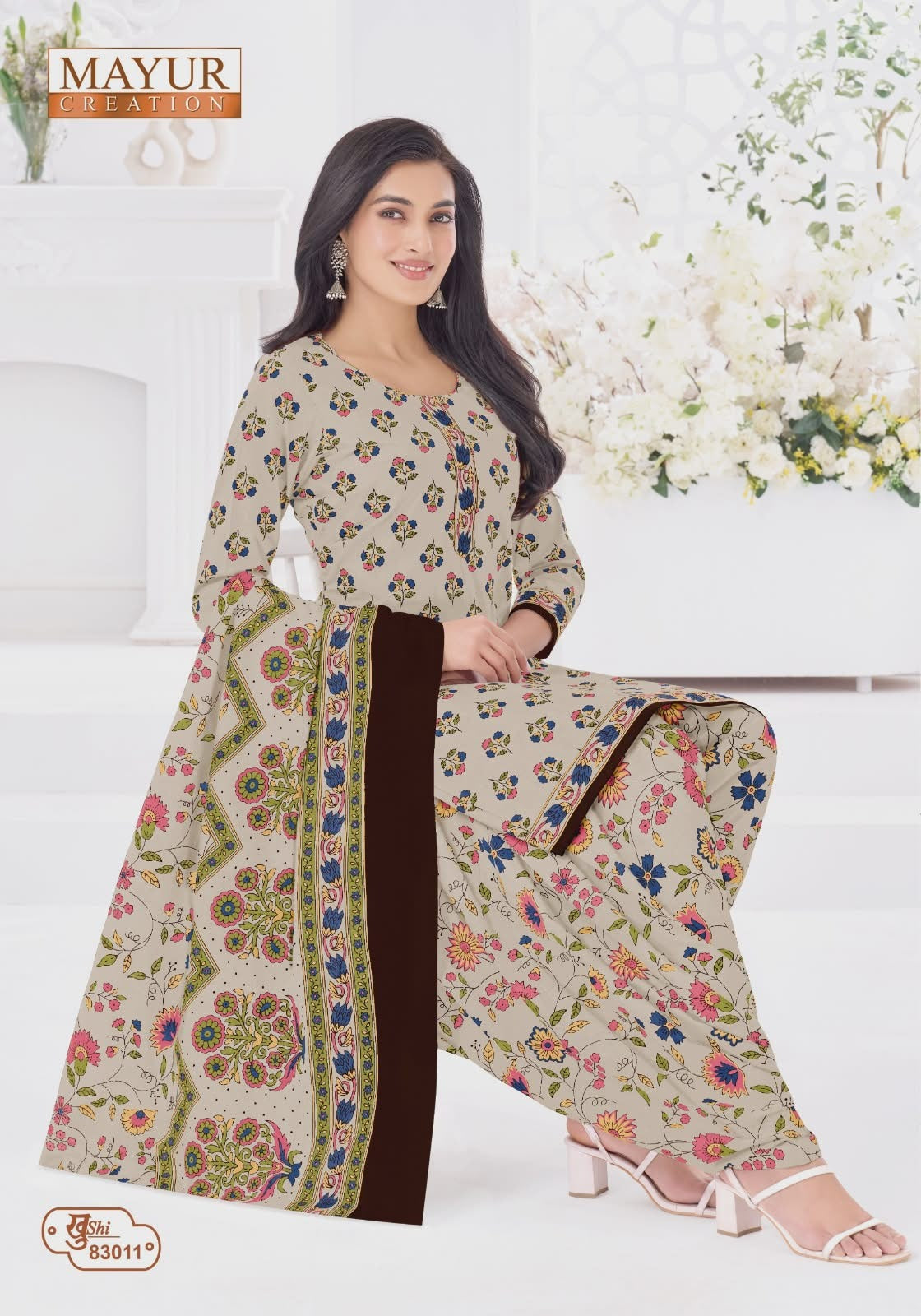 Khushi Vol 83 Mayur Creation Cotton Dress Material Wholesale Price