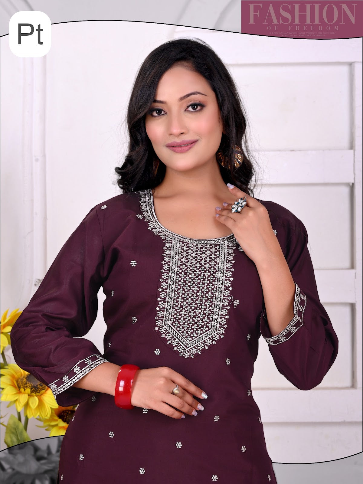 Khushi Vol 8 Pt Roman Silk Readymade Pant Style Suits Manufacturer