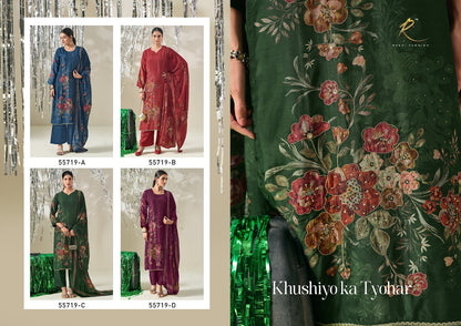 Khushiyo Ka Tyohar Rakhi Fashion Viscose Pant Style Suits Exporter