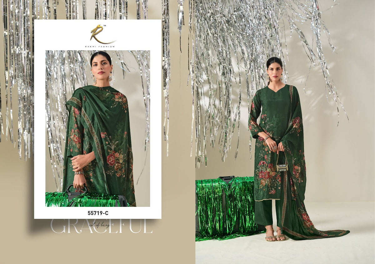 Khushiyo Ka Tyohar Rakhi Fashion Viscose Pant Style Suits Exporter