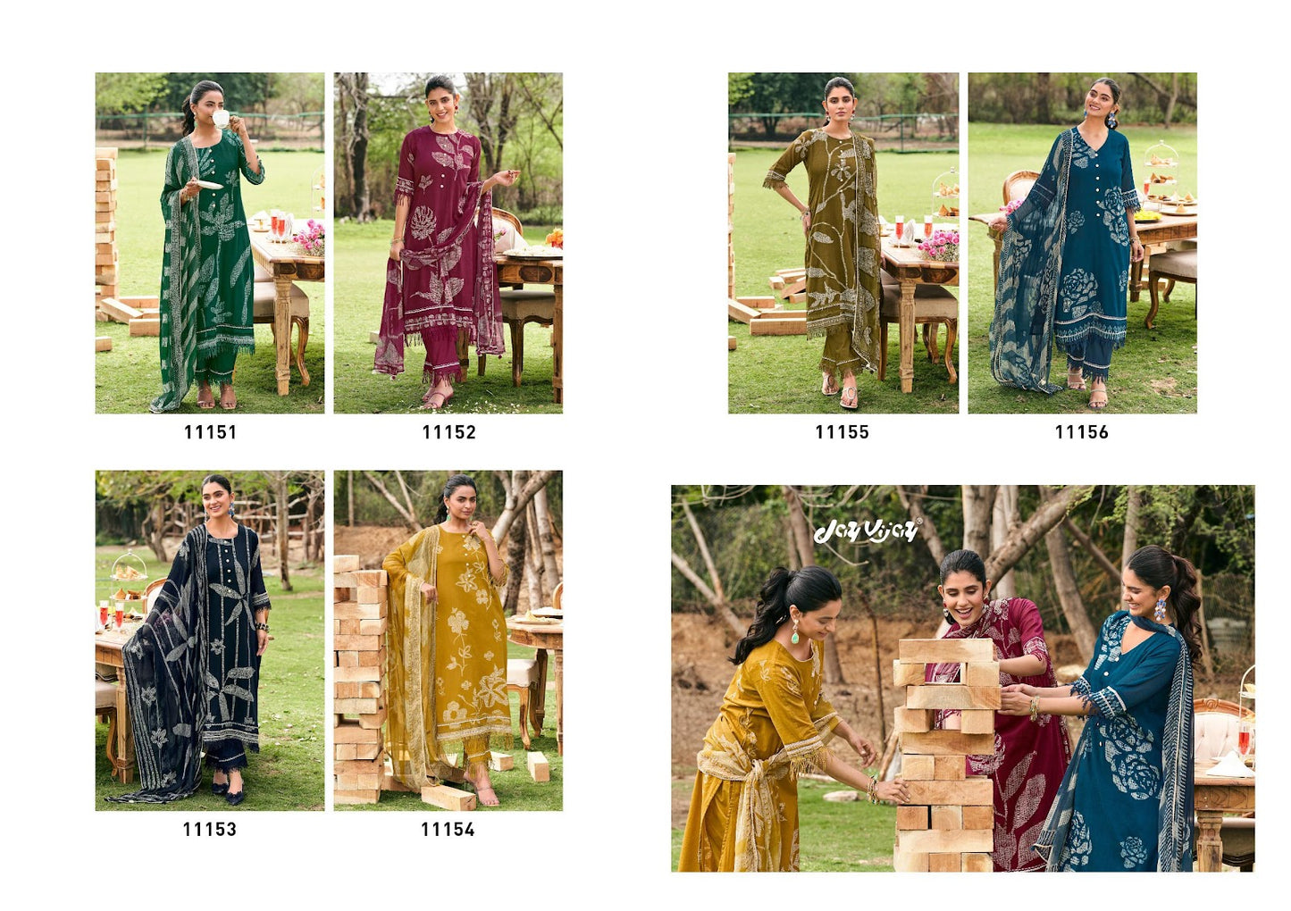 Khushnuma Jay Vijay Mal Cotton Pant Style Suits Wholesale