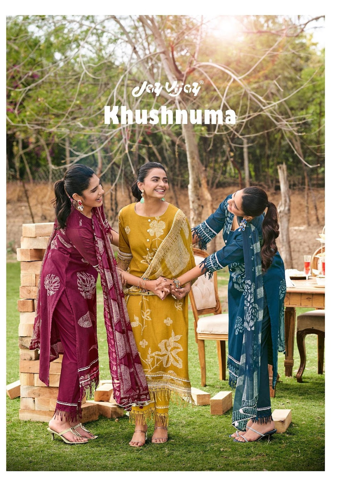 Khushnuma Jay Vijay Mal Cotton Pant Style Suits Wholesale