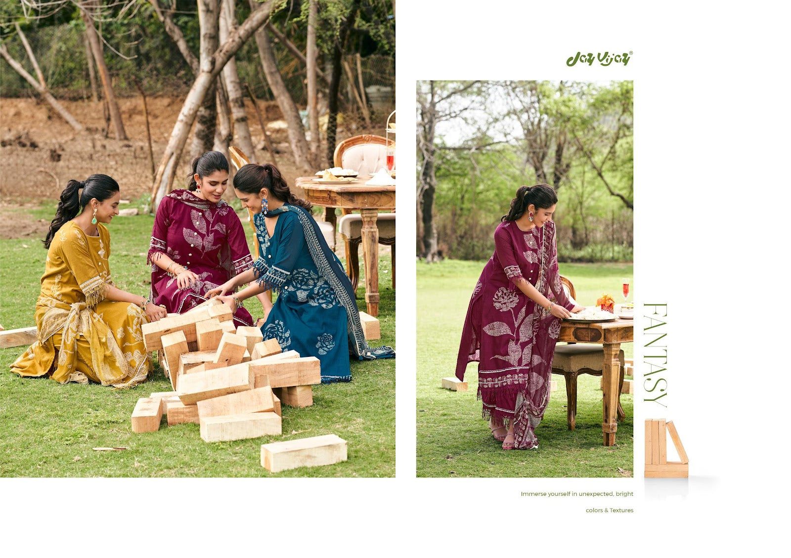 Khushnuma Jay Vijay Mal Cotton Pant Style Suits Wholesale