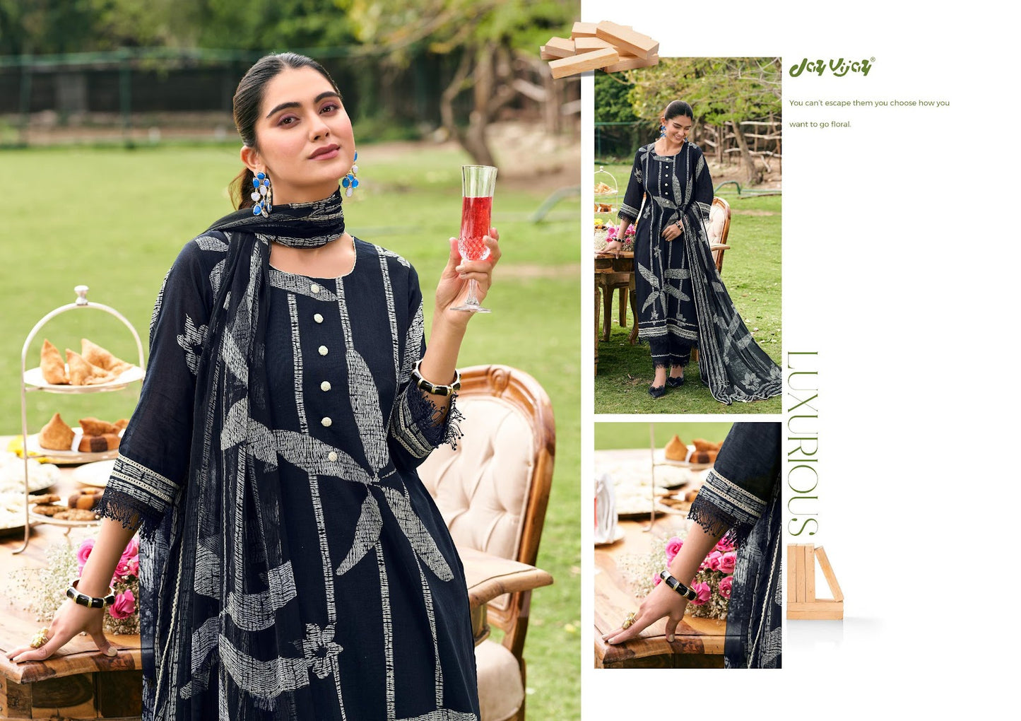 Khushnuma Jay Vijay Mal Cotton Pant Style Suits Wholesale