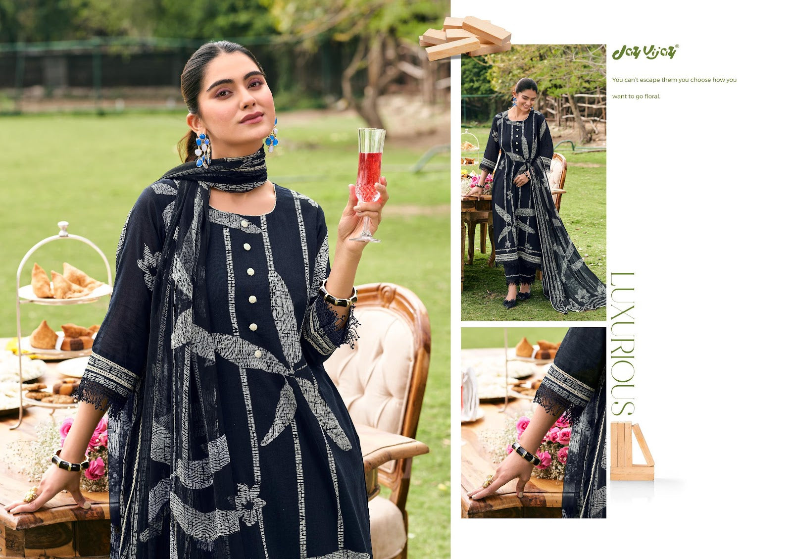Khushnuma Jay Vijay Mal Cotton Pant Style Suits Wholesale