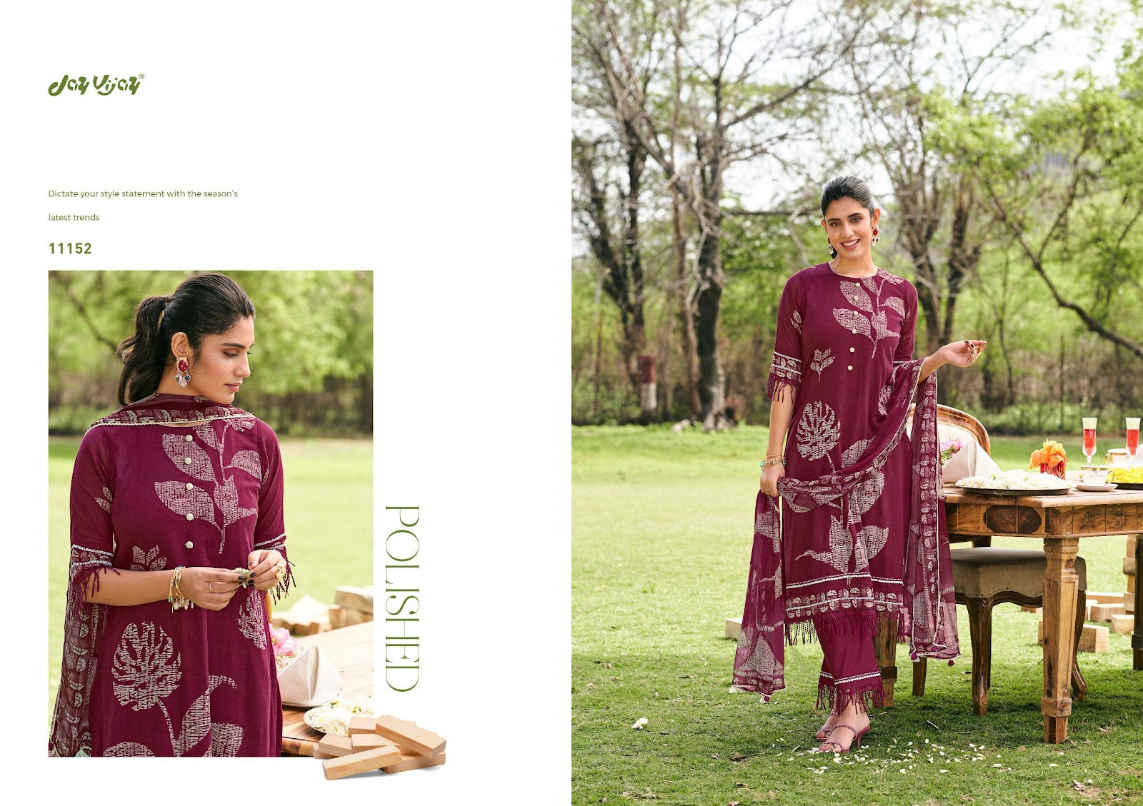Khushnuma Jay Vijay Mal Cotton Pant Style Suits Wholesale