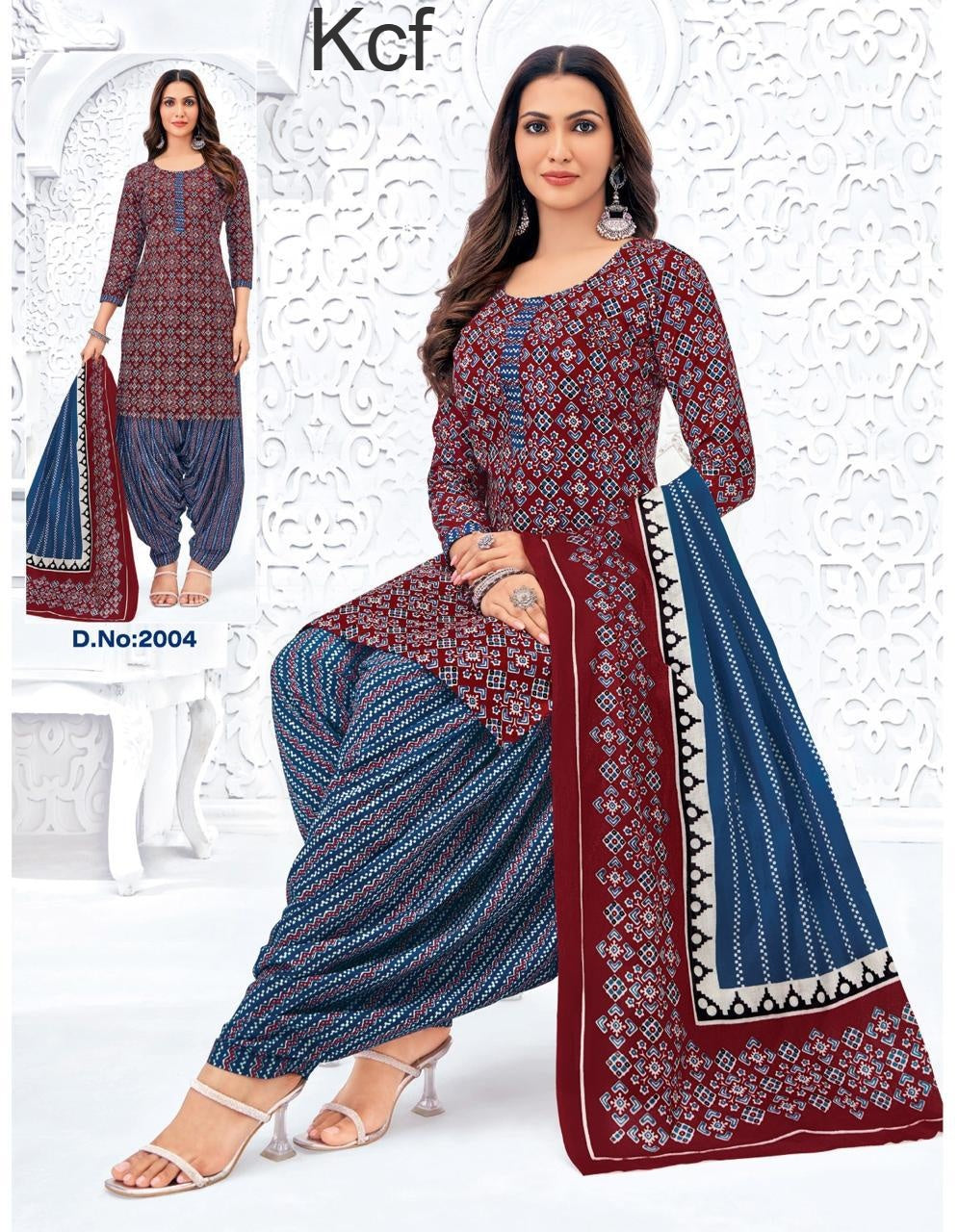 Khusi Vol 2 Kcf Readymade Cotton Patiyala Suits Supplier Ahmedabad