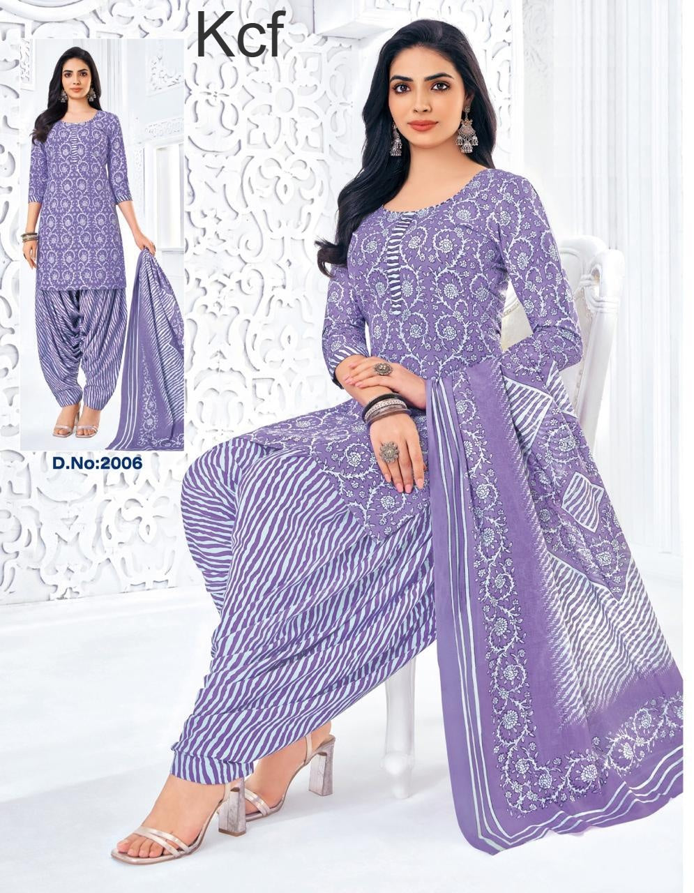 Khusi Vol 2 Kcf Readymade Cotton Patiyala Suits Supplier Ahmedabad
