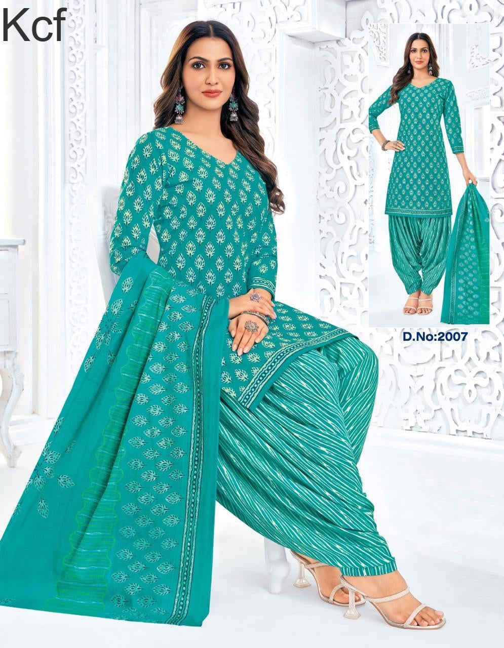 Khusi Vol 2 Kcf Readymade Cotton Patiyala Suits Supplier Ahmedabad