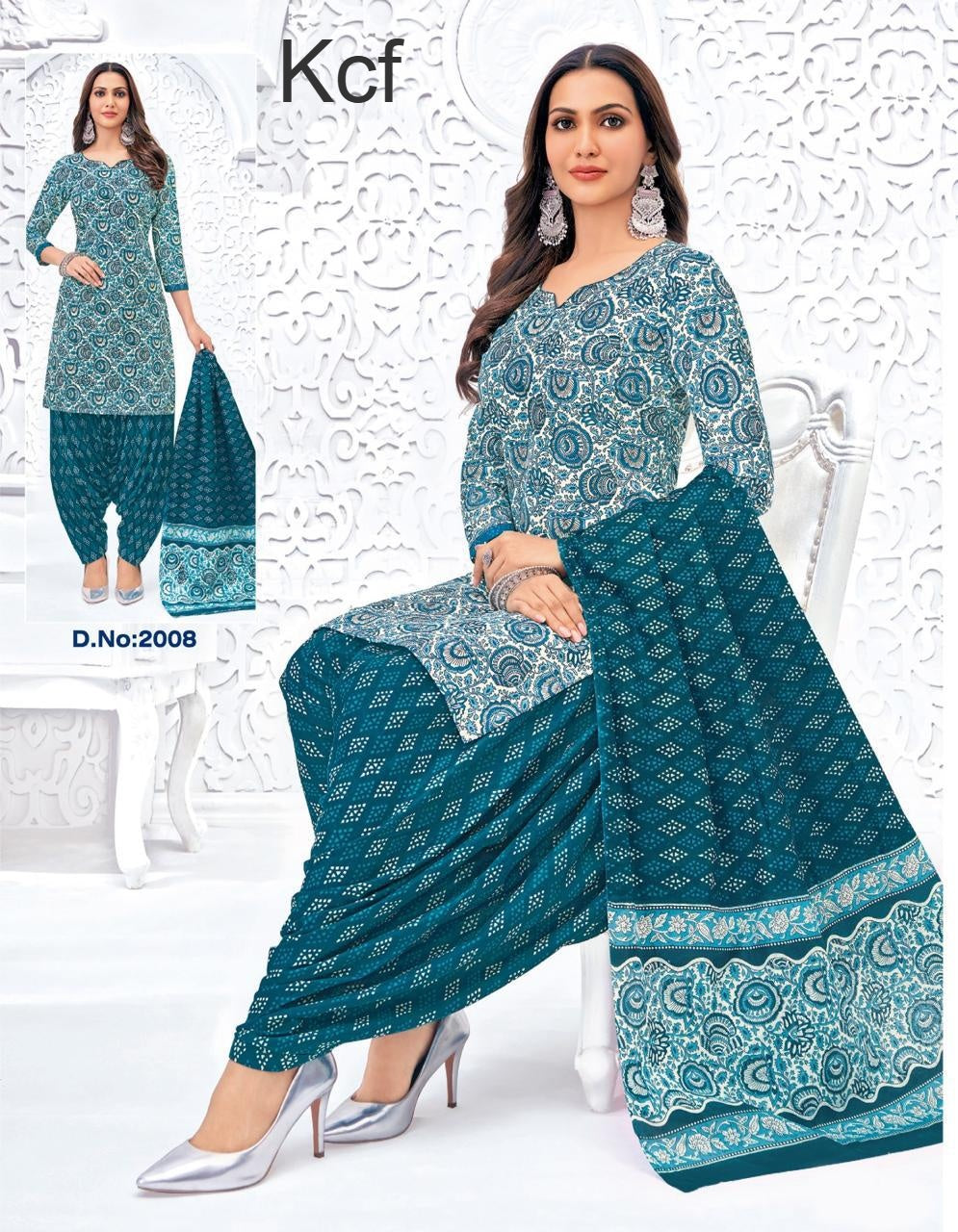 Khusi Vol 2 Kcf Readymade Cotton Patiyala Suits Supplier Ahmedabad