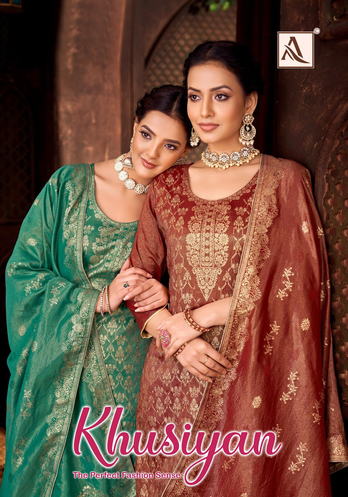 Khusiyan Alok Simmer Karachi Salwar Suits Wholesaler Ahmedabad