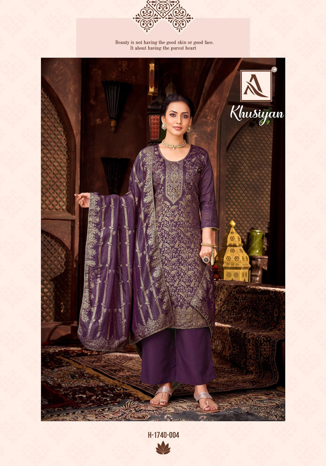 Khusiyan Alok Simmer Karachi Salwar Suits Wholesaler Ahmedabad