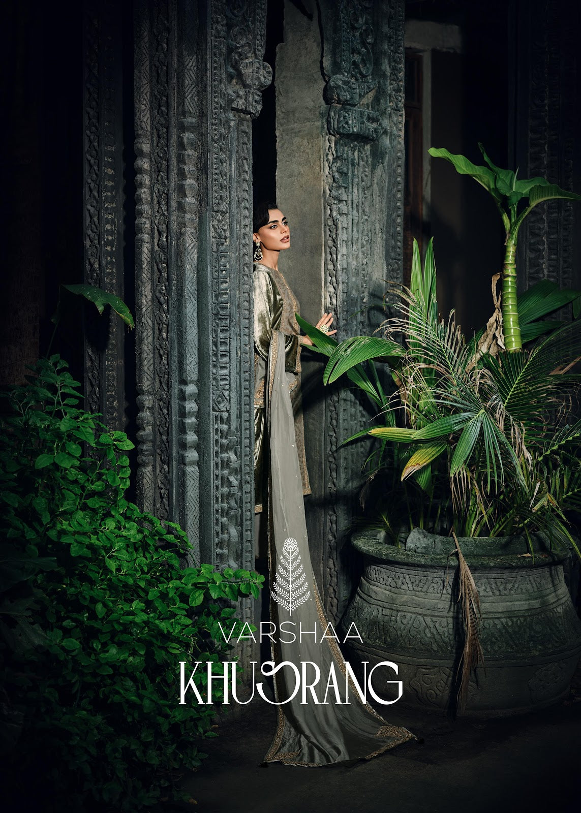 Khusrang Varshaa Velvet Suits Wholesale