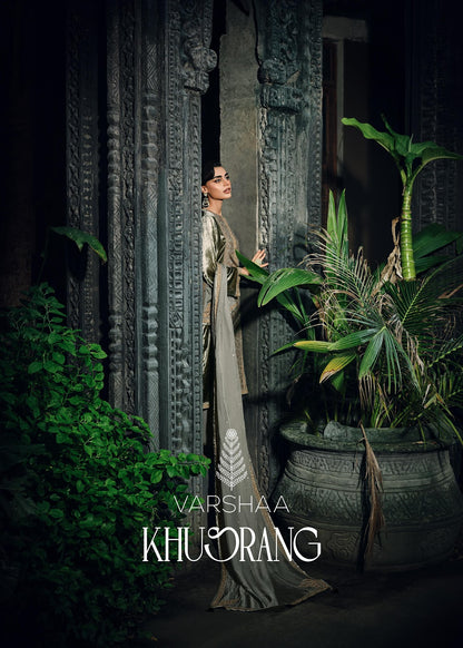 Khusrang Varshaa Velvet Suits Wholesale