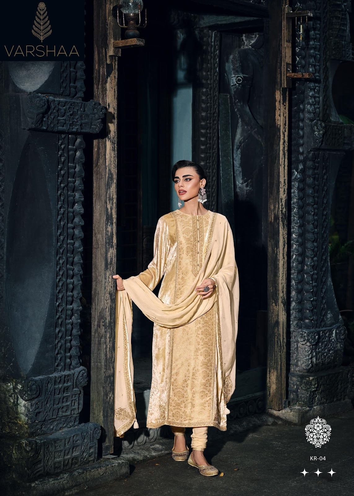 Khusrang Varshaa Velvet Suits Wholesale