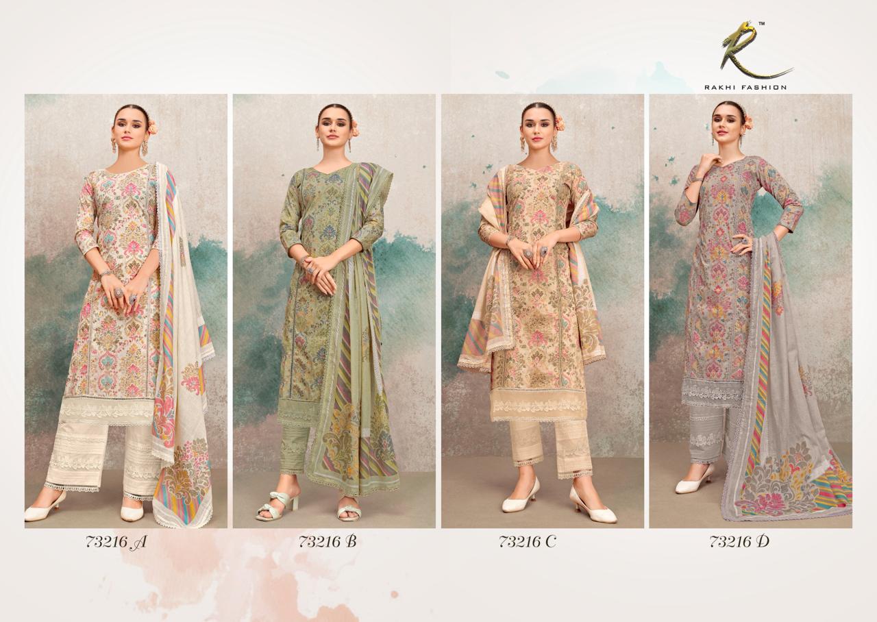 Khuwab Rakhi Fashion Pure Linen Pant Style Suits Wholesale Price