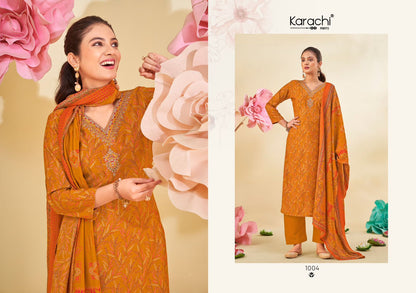 Khwaab Karachi Prints Modal Silk Pant Style Suits Wholesale Price