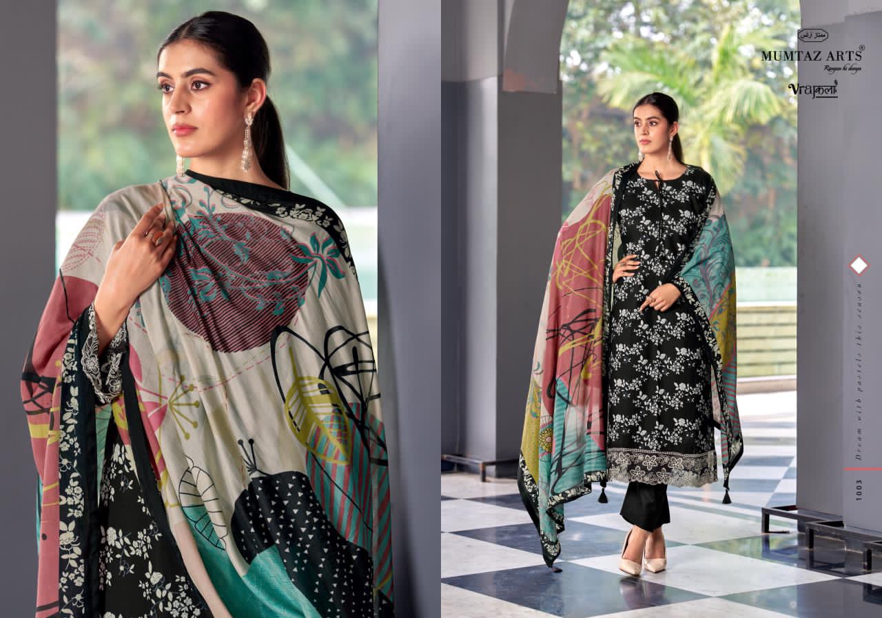Khwaab Mumtaz Arts Viscose Jam Karachi Salwar Suits Manufacturer India