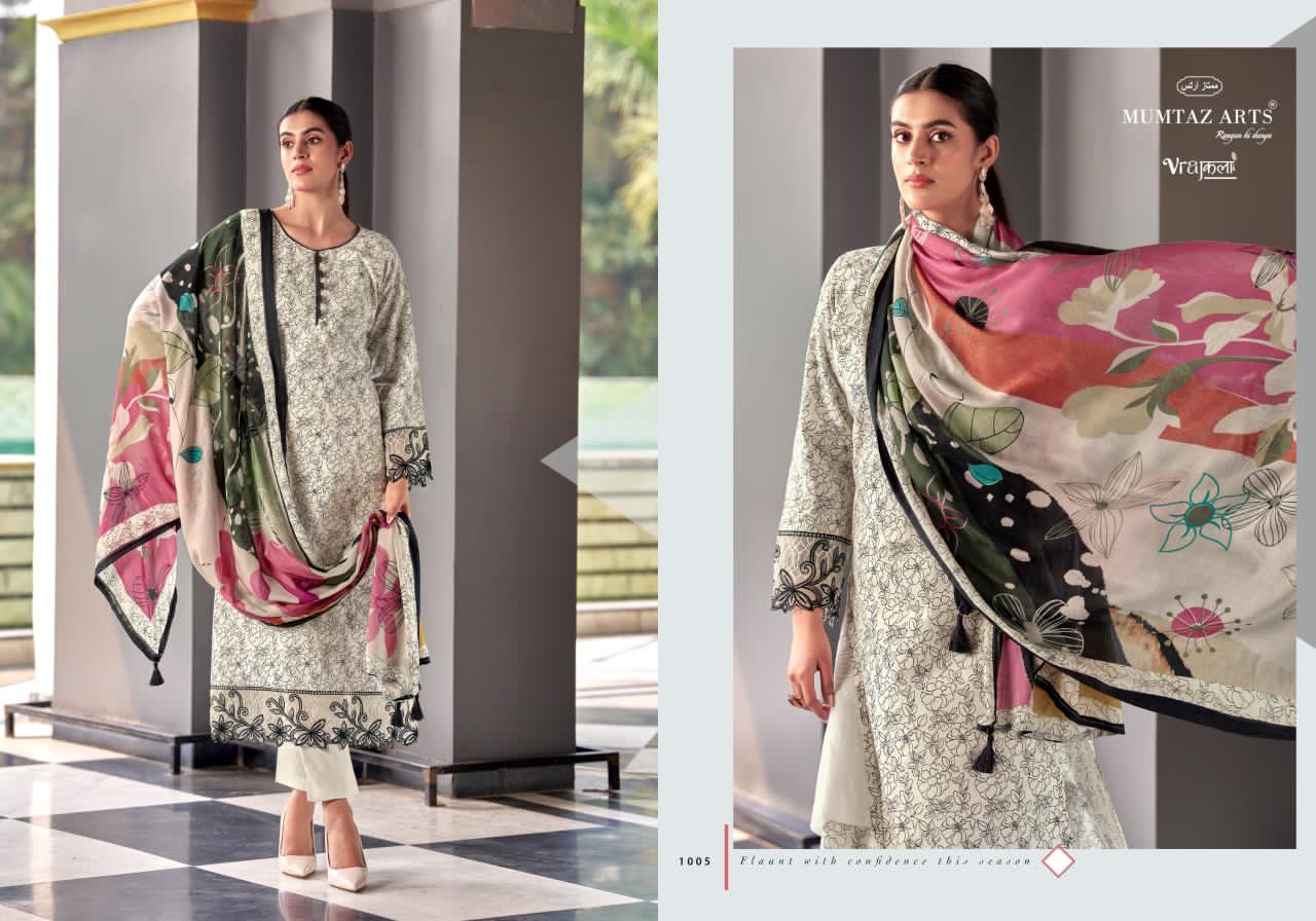 Khwaab Mumtaz Arts Viscose Jam Karachi Salwar Suits Manufacturer India