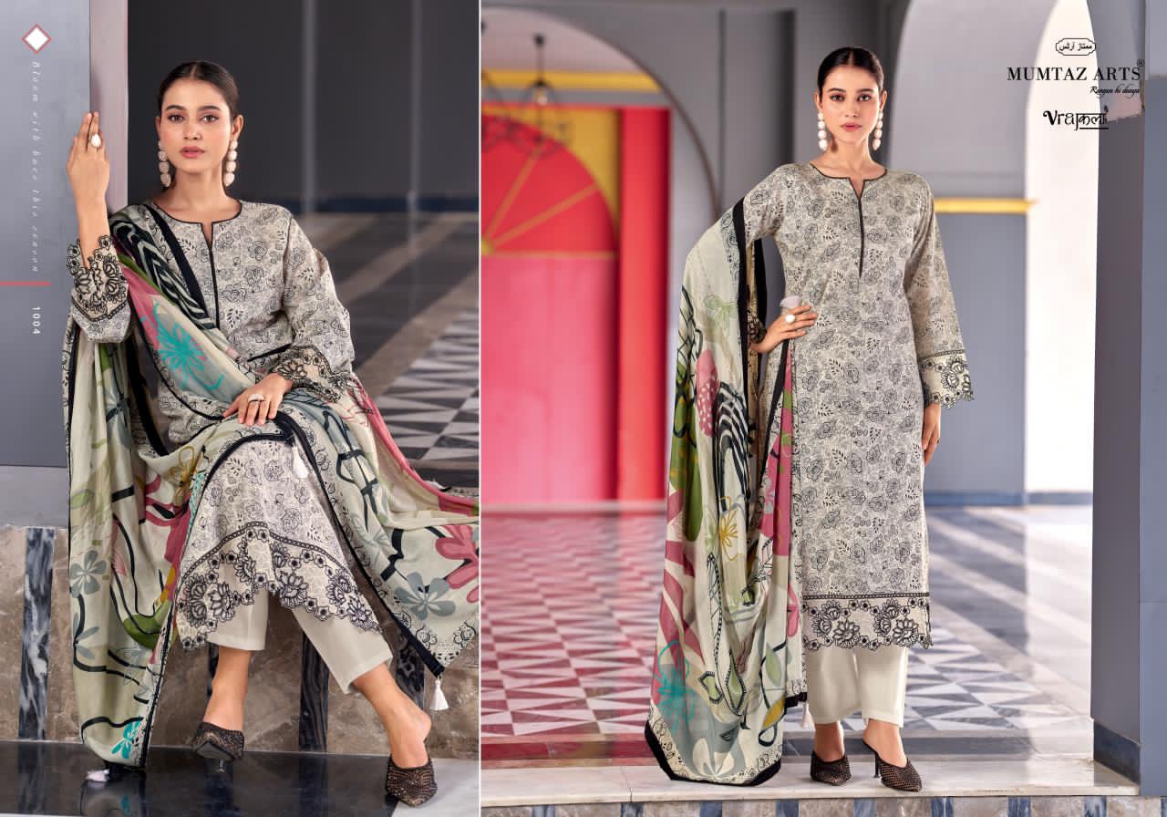 Khwaab Mumtaz Arts Viscose Jam Karachi Salwar Suits Manufacturer India