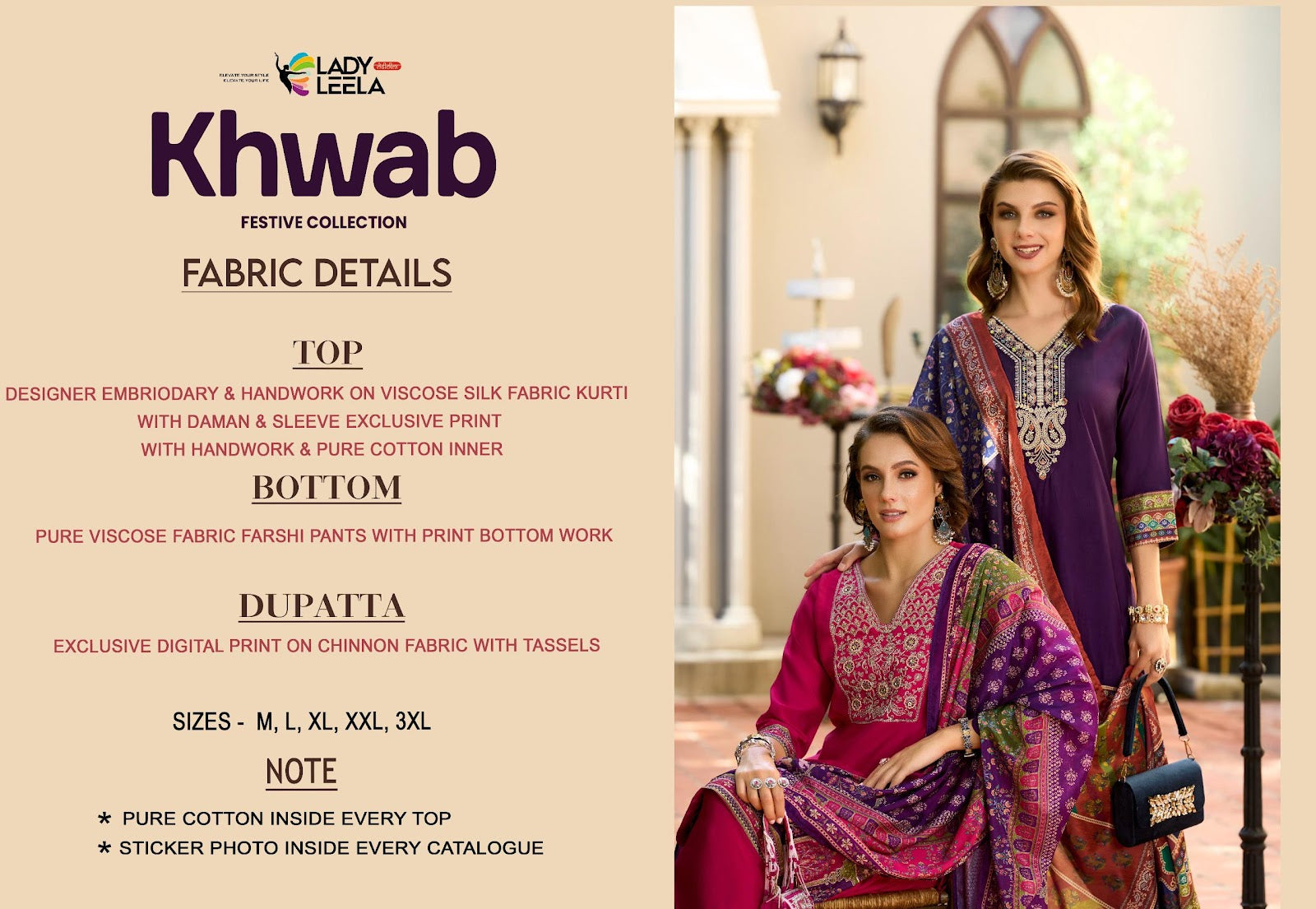 Khwab Ladyleela Viscose Silk Readymade Suits Manufacturer Gujarat