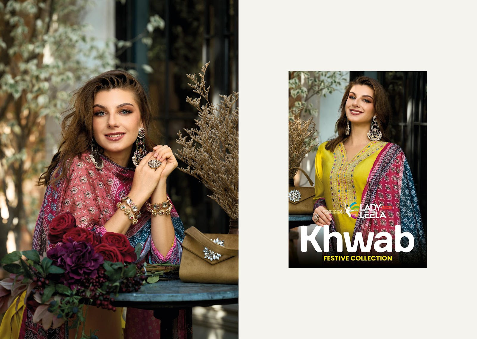 Khwab Ladyleela Viscose Silk Readymade Suits Manufacturer Gujarat