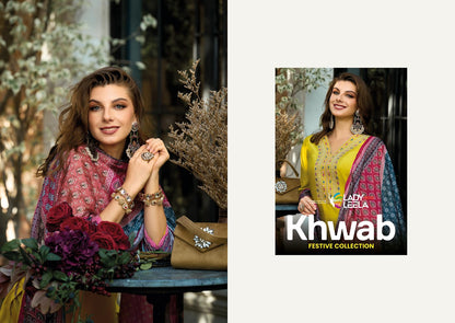Khwab Ladyleela Viscose Silk Readymade Suits Manufacturer Gujarat
