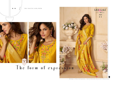 Khwab Lily Lali Viscose Afghani Readymade Suit Supplier