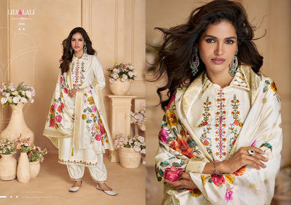 Khwab Lily Lali Viscose Afghani Readymade Suit Supplier