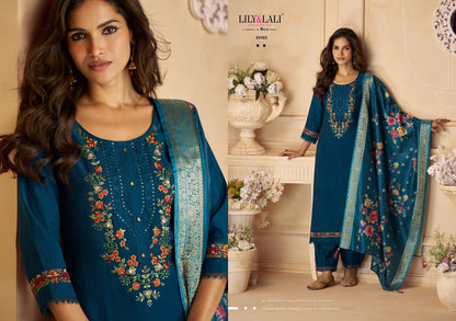 Khwab Lily Lali Viscose Afghani Readymade Suit Supplier