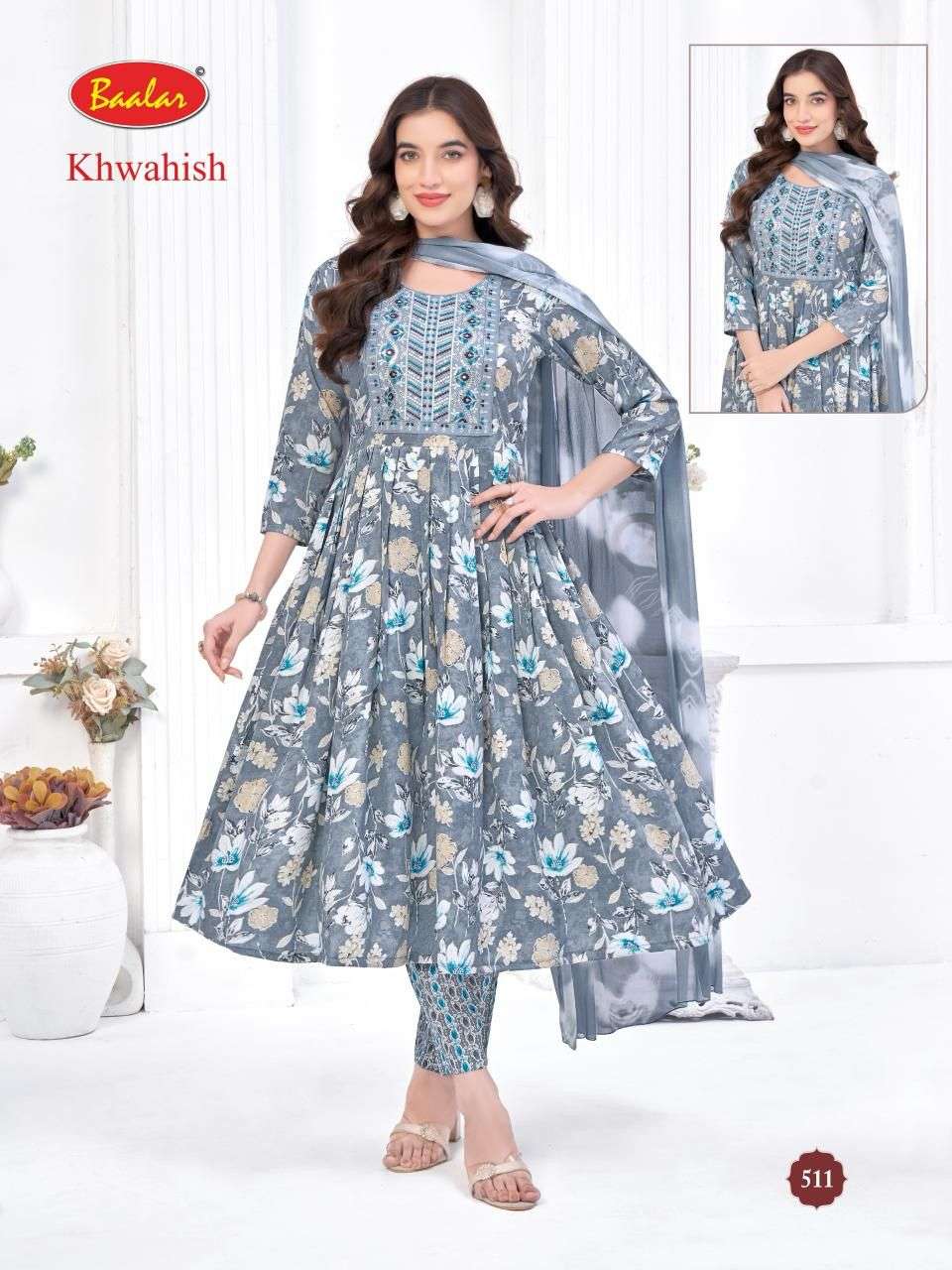 Khwahish Vol 3 Baalar Readymade Cotton Pant Suits Supplier Ahmedabad