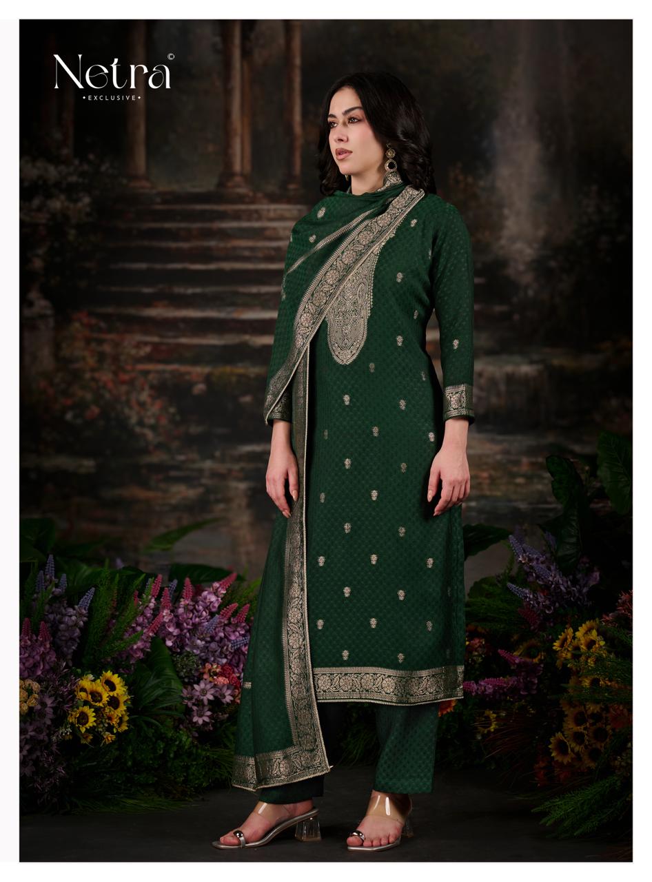 Khwais Netra Pashmina Suits Supplier India