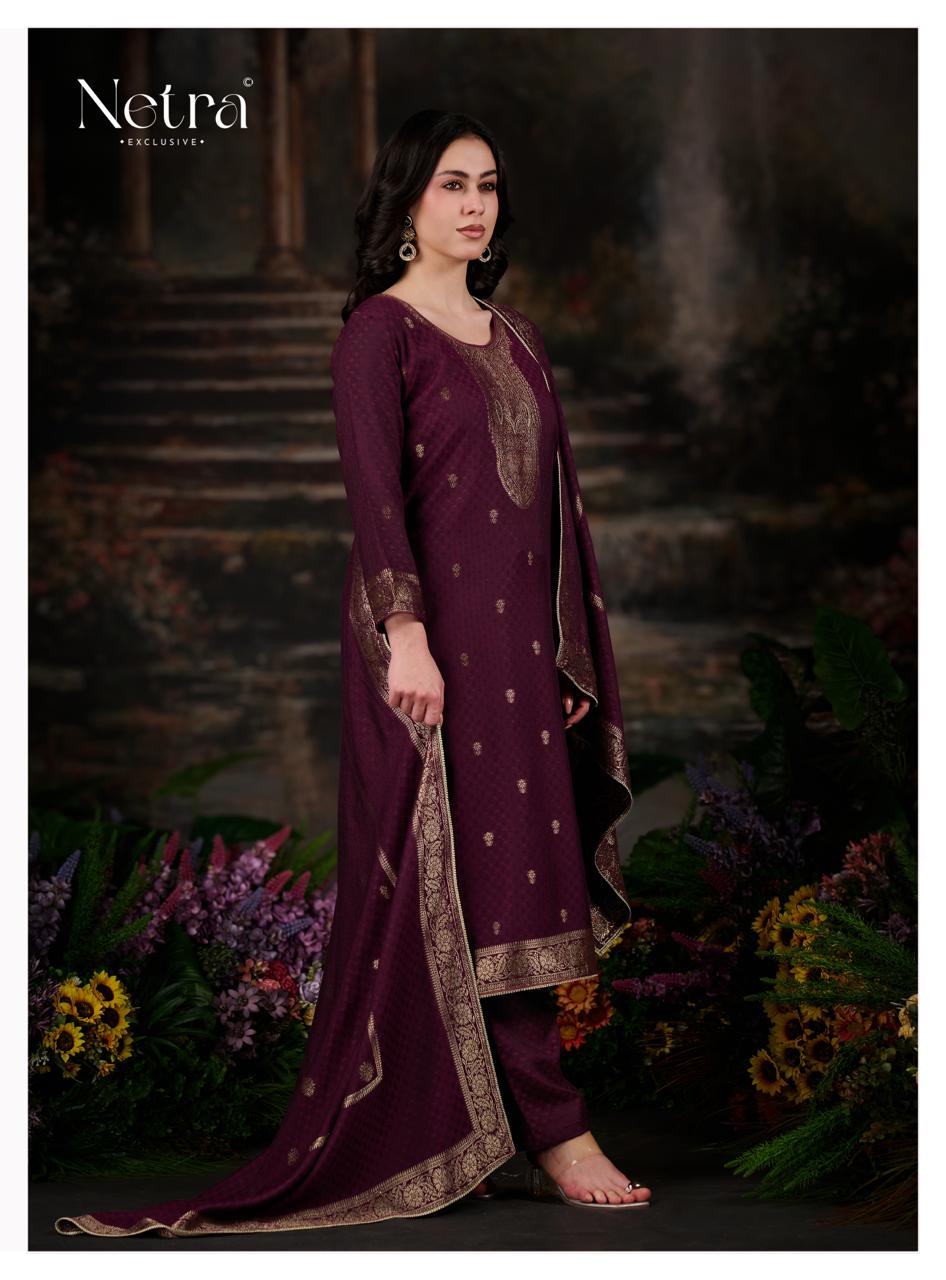 Khwais Netra Pashmina Suits Supplier India