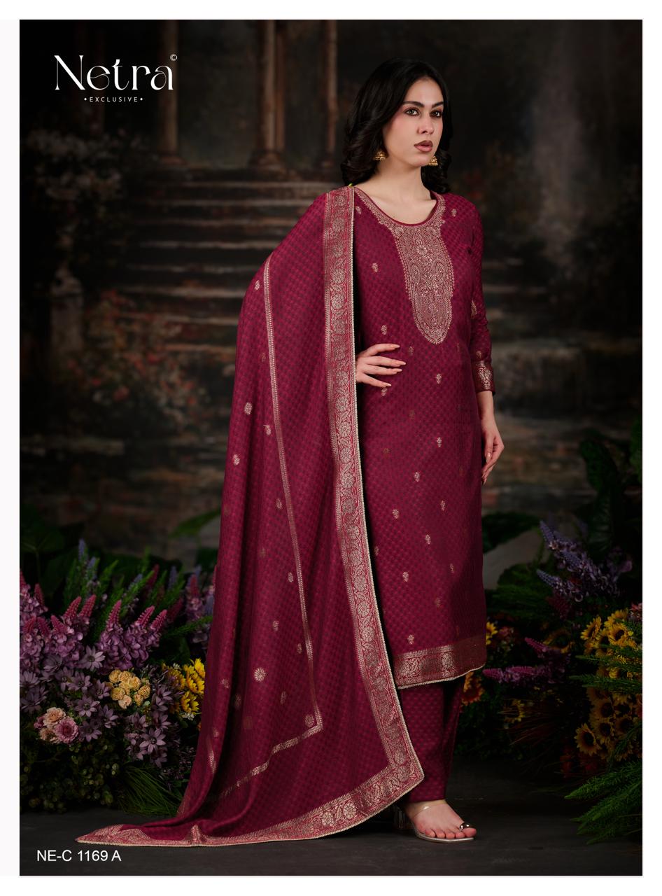 Khwais Netra Pashmina Suits Supplier India