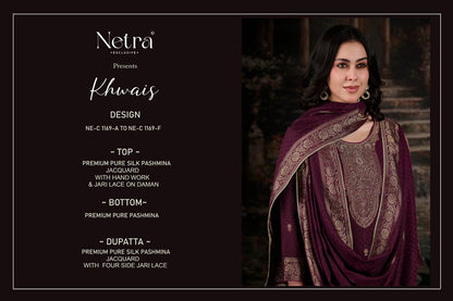Khwais Netra Pashmina Suits Supplier India
