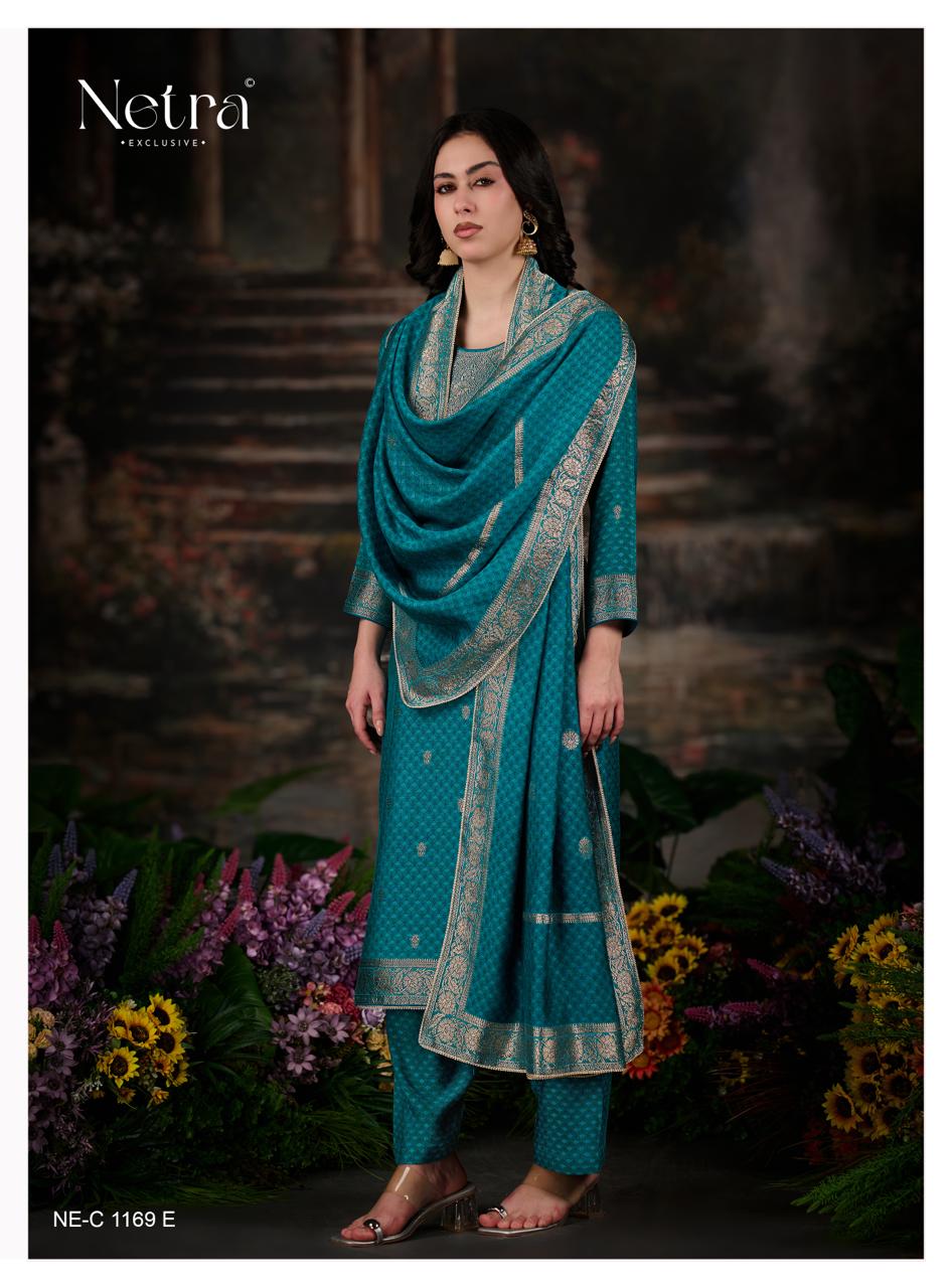 Khwais Netra Pashmina Suits Supplier India