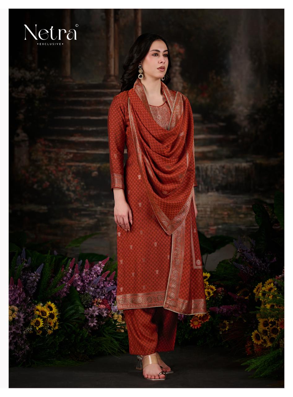 Khwais Netra Pashmina Suits Supplier India