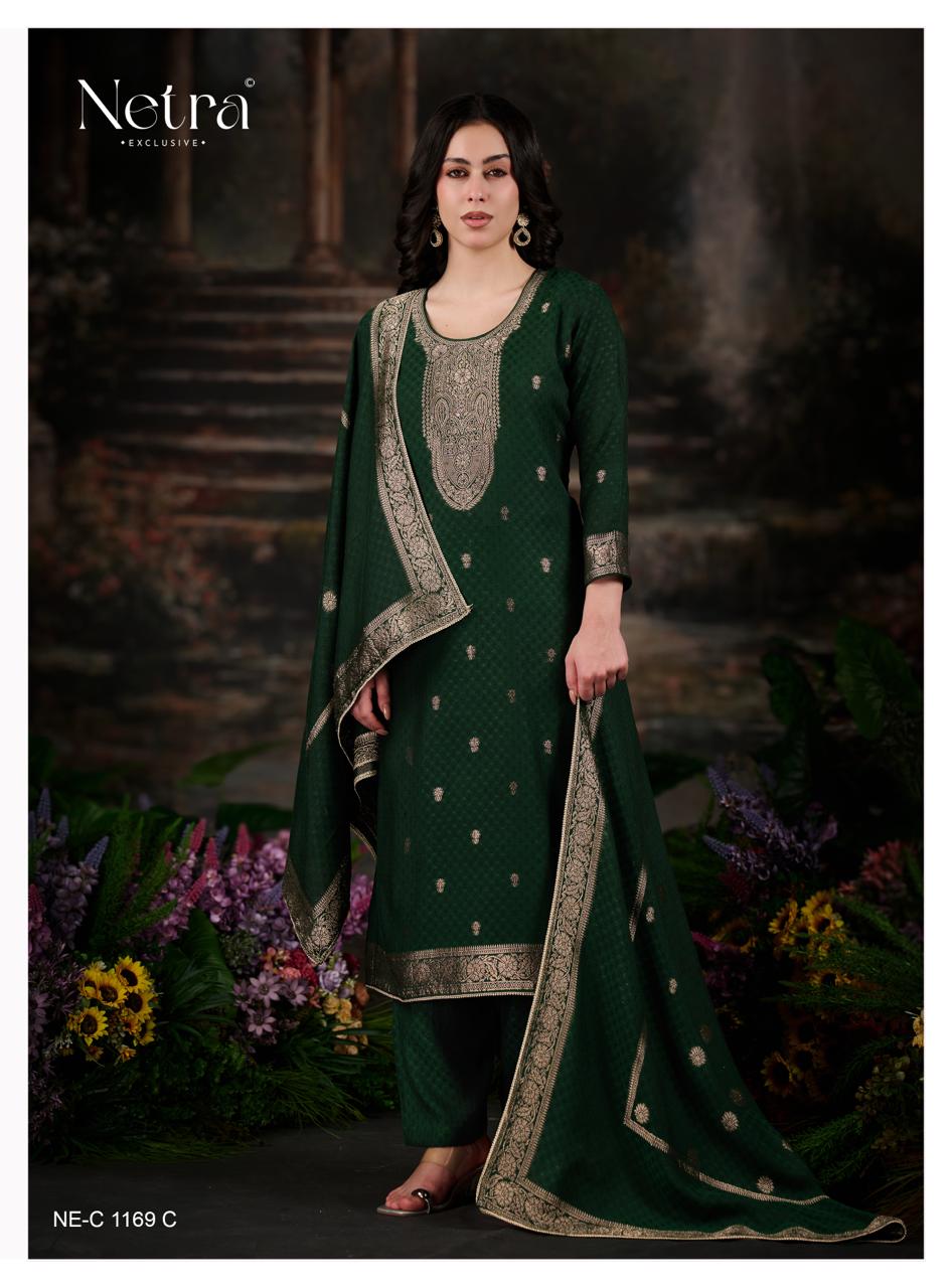 Khwais Netra Pashmina Suits Supplier India