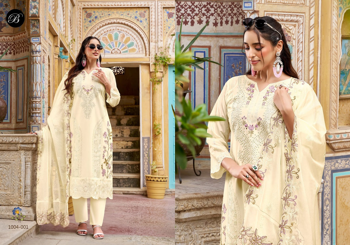 Khwaish Belliza Designer Studio Cotton Lawn Karachi Salwar Suits Exporter