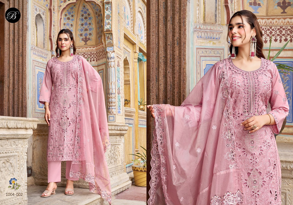 Khwaish Belliza Designer Studio Cotton Lawn Karachi Salwar Suits Exporter