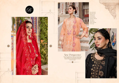 Khwaish Vol 2 Belliza Designer Studio Cotton Karachi Salwar Suits Supplier Ahmedabad