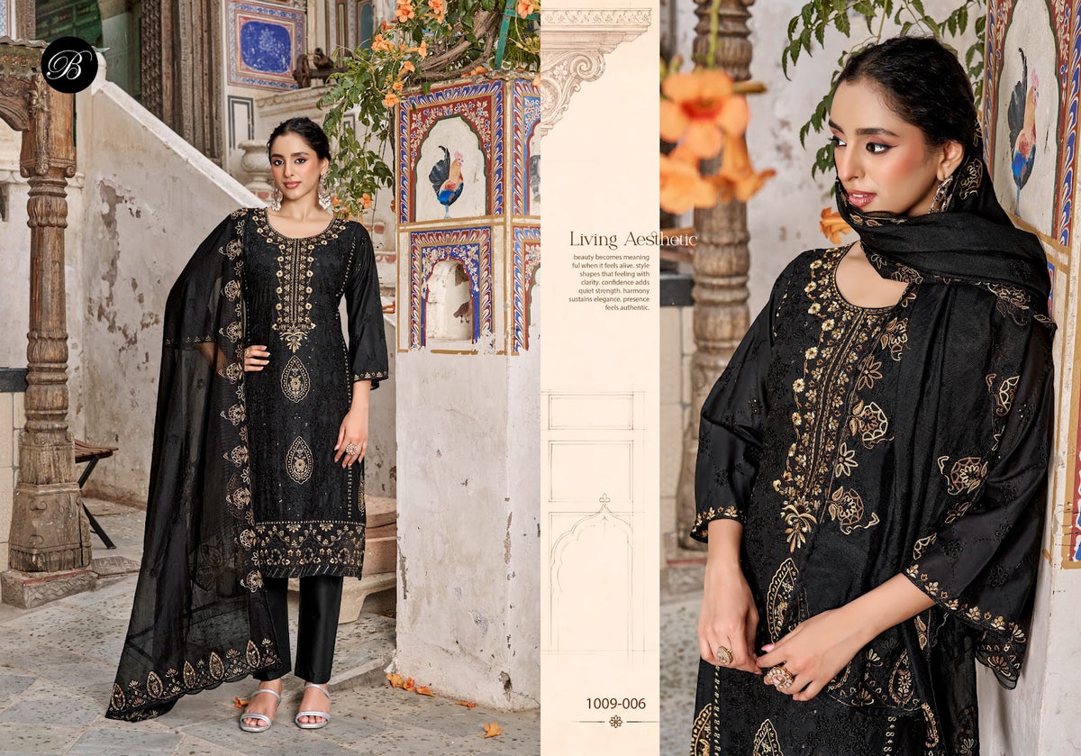 Khwaish Vol 2 Belliza Designer Studio Cotton Karachi Salwar Suits Supplier Ahmedabad