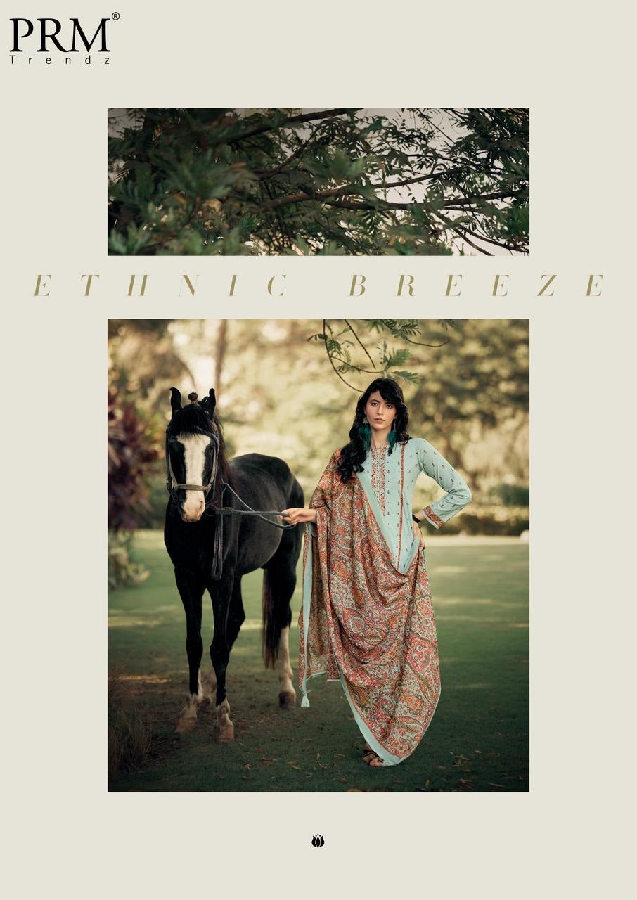 Khwaish Vol 2 Prm Trendz Lawn Cotton Pant Style Suits Wholesaler Gujarat