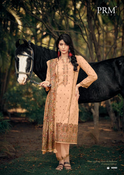 Khwaish Vol 2 Prm Trendz Lawn Cotton Pant Style Suits Wholesaler Gujarat