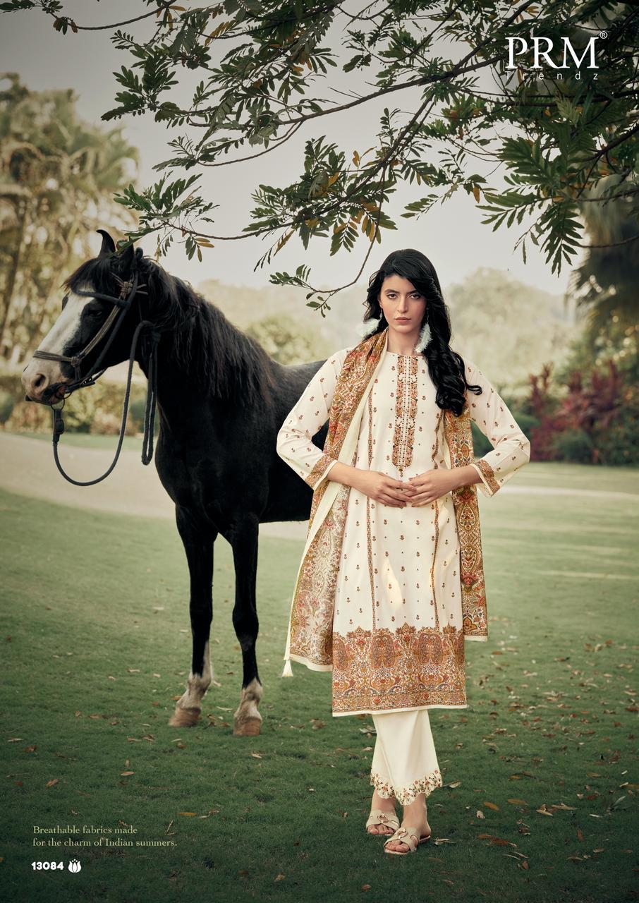 Khwaish Vol 2 Prm Trendz Lawn Cotton Pant Style Suits Wholesaler Gujarat