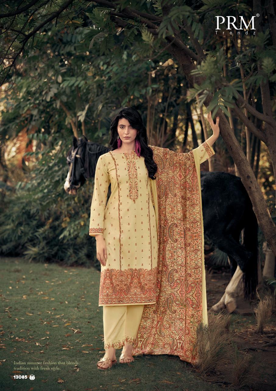 Khwaish Vol 2 Prm Trendz Lawn Cotton Pant Style Suits Wholesaler Gujarat