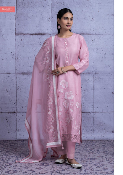 Khwara Naariti Linen Pant Style Suits Supplier Ahmedabad