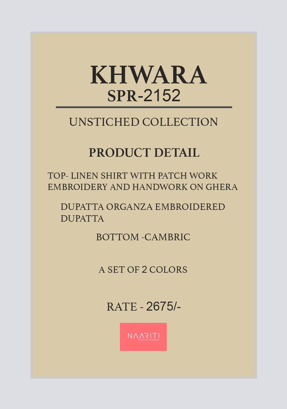 Khwara Naariti Linen Pant Style Suits Supplier Ahmedabad