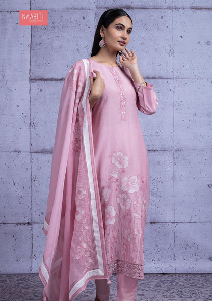 Khwara Naariti Linen Pant Style Suits Supplier Ahmedabad