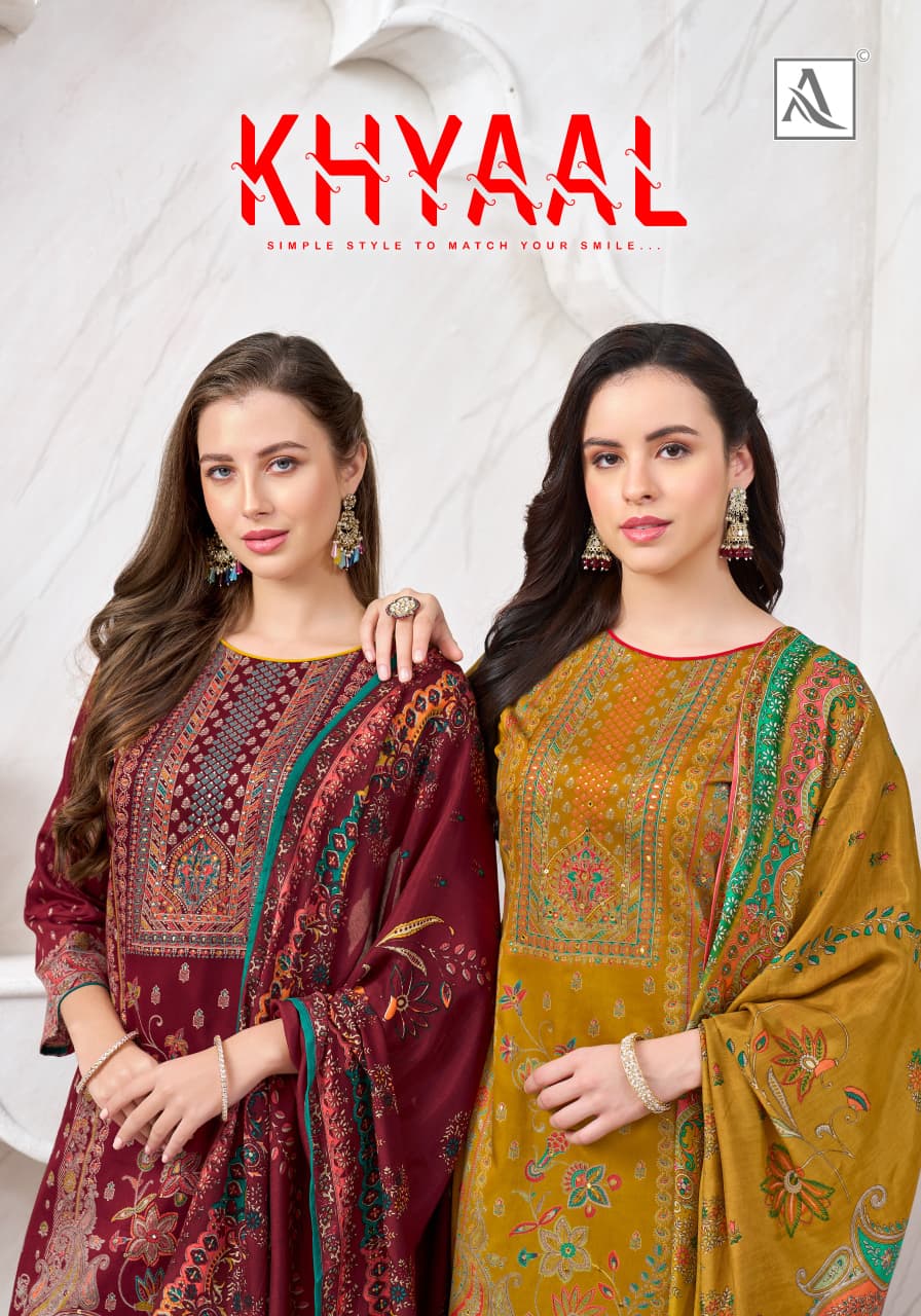 Khyaal Alok Zam Karachi Salwar Suits Wholesale